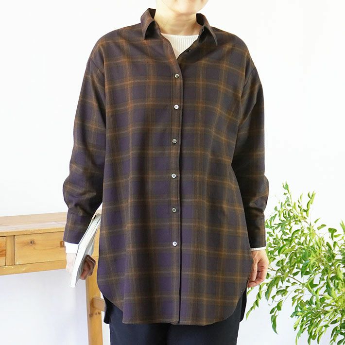 ブラウス　長袖シャツ　新品未使用 waltz ワルツ フォー ロルカ　児島 waltz for rolca | 森の8カテン rolca_shop